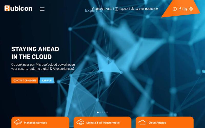 Rubicon, enterprise IT-consultancy website
