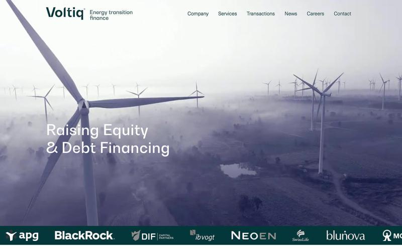 Voltiq, internationale website energietransitie